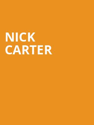 Nick Carter, Avalon Ballroom Theatre, Niagara Falls